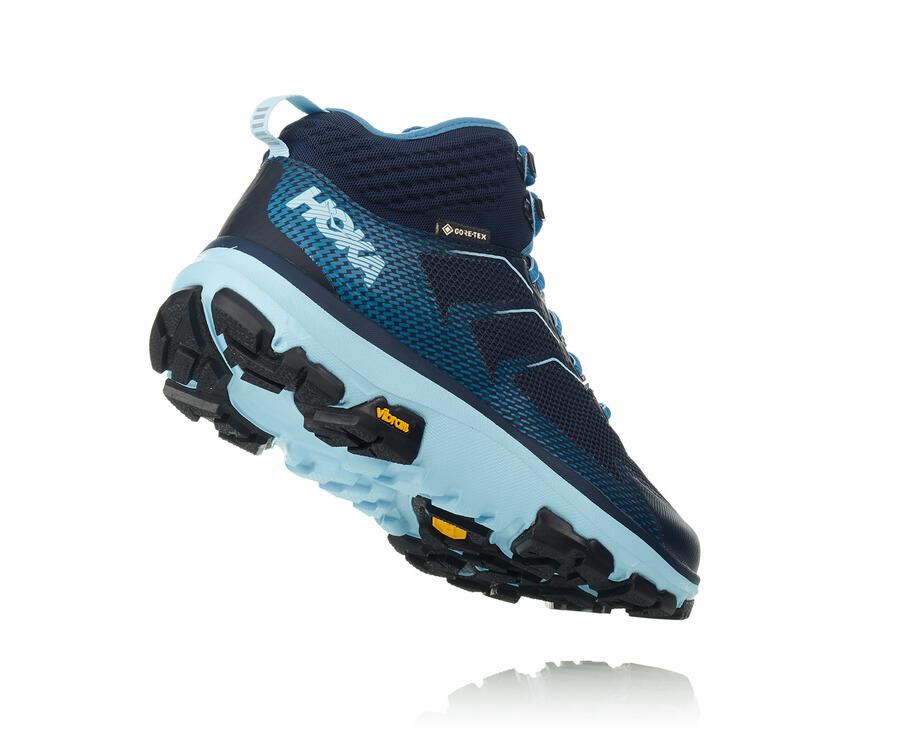 Hoka One One Yürüyüş Botları Kadın Mavi - Toa Gore-Tex - BW0683492